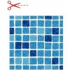 Bazénová fólia ELBE STG protišmyková Mosaic Blue 1,65 m šírka, 1 m dĺžka, 2 mm hrúbka - (mozaika modrá - 105) metráž - cena je za m2