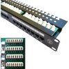 DATACOM Patch panel 24x RJ-45, Cat5e UTP, 19