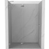Mexen Lunar sprchové dvere otočné ľavé 140 cm, transparentné, chróm - 834-140-000-01-00-L