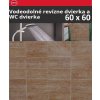 ZAVRZ Revízne dvierka š x v 60x60 cm-PUSH-Vodeodolné, na doske GlassRock ZAVRZ CK600x600