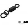 Delphin Kaprársky obratlík s krúžkom THE END Ring Swivel veľ.4 28 kg 10 ks