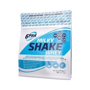 6PAK Milky Shake Whey 1800 g