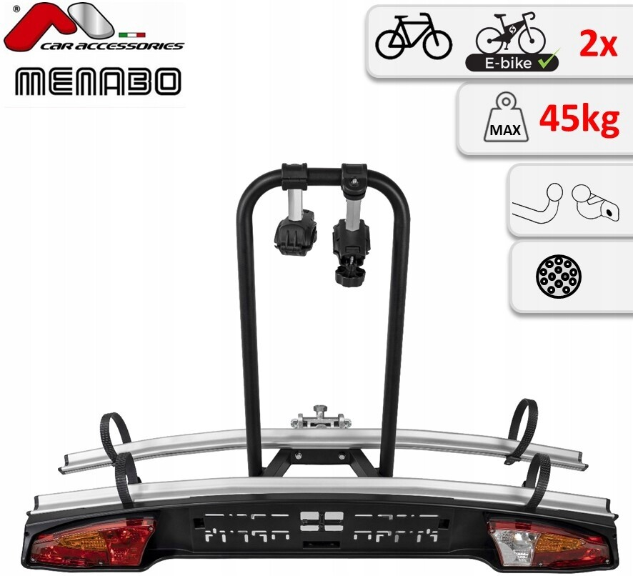 Menabo Merak 2 – praktický nosič bicyklov pre jednoduchý a bezpečný transport.