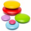 Bigjigs Toys Bigjigs Baby Balančná hra usadzovanie farebných kamienkov