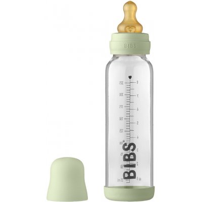 Bibs Baby Bottle sklenená fľaša 225ml sage