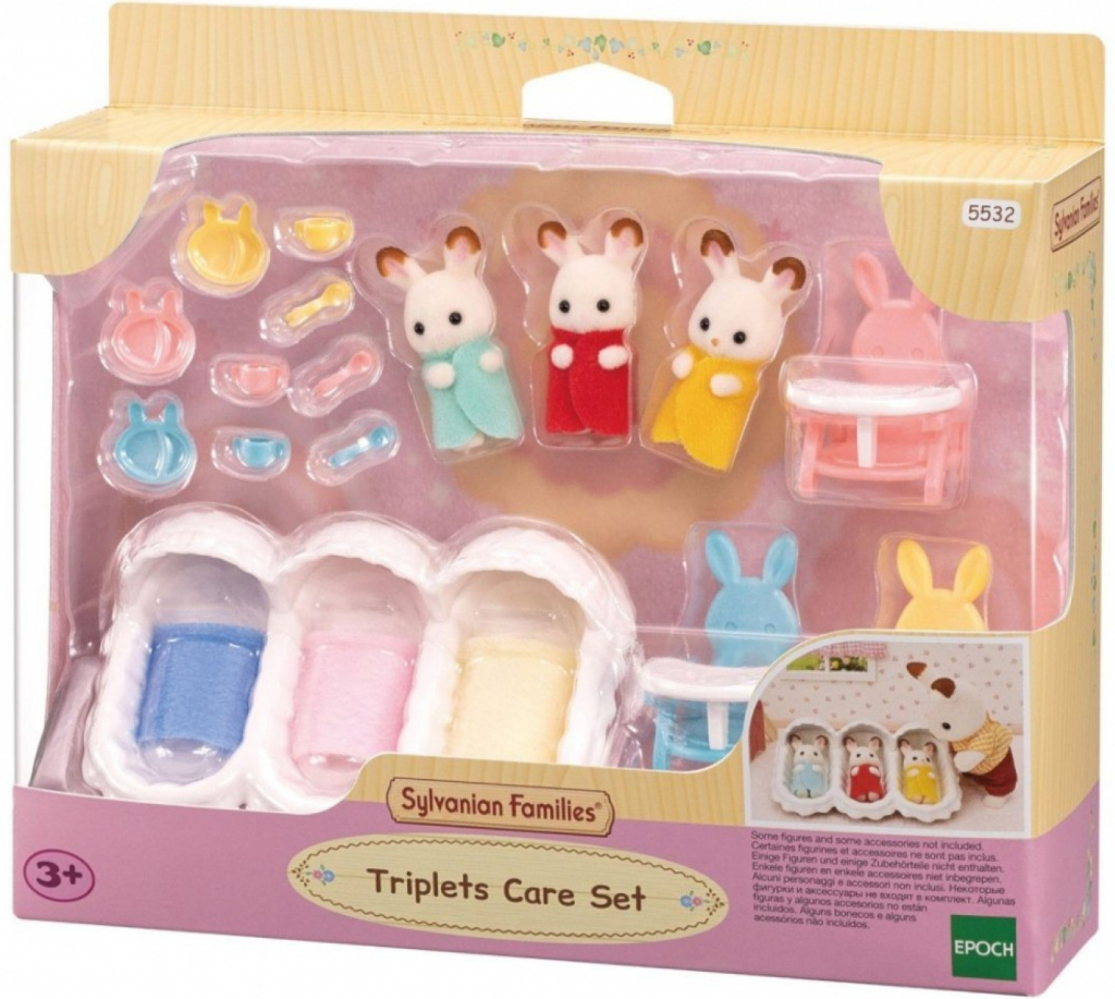 Sylvanian Families 5532 Sada starostlivosti o trojčatá