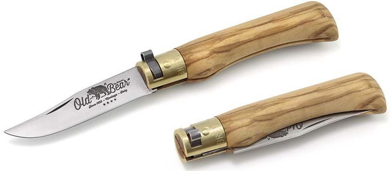 Antonini OldBear Classical Knife Wood 70 mm