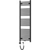 MEXEN/S - Ares radiátor + vykurovacia tyč 1500 x 500 mm, 600 W, čierna W102-1500-500-6600-70