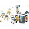 Set obchod elektronický s váhou a skenerom Super Market a taburetka Kid Furniture Smoby s 2 stoličkami KidChair