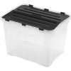 Plastový úložný box s vekom HEIDRUN 42l