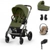 Cybex Balios S Lux Set M 2025 Moss Green/Almond Beige Cloud G Plus kombinovaný 3in1 kočík