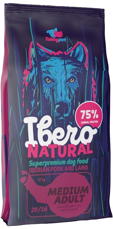 Ibero Natural dog Medium Adult 2 x 12 kg