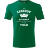 Zelené tričko Legendy sa rodia v máji - darček k 60 narodeninám pre mužov XL