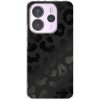 Picasee silikónový prehľadný obal pre Xiaomi Redmi Note 14 4G - Midnight Leopard