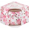 Emocio Sklo Dekor Pink Flower, vonná sviečka 70x62 mm