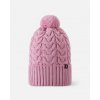 Hrejivá zimná čiapka pre deti zo zmesi merino vlny s ochranou proti vetru Reima Routii - Grey Pink Veľkosť: 48-50cm (vel 86/92)
