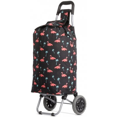 Nákupná taška na kolieskach HOPPA ST-375 - flamingo