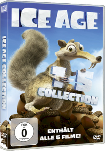 Ice Age 1-5 DVD