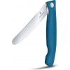 Skládací svačinový nůž VICTORINOX Swiss Classic Picnic Wavy Knife 11 cm - modrý