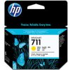 Atramentová náplň HP 711 - žltá, trojbalenie (CZ136A)