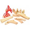 Bigjigs Rail Dřevěné koleje set most 18 dílů