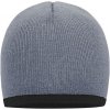 Myrtle beach Pletená čiapka s kontrastným okrajom MB7584 Light Grey one size