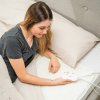 InnovaGoods Individuálna elektrická vyhrievacia podložka do postele Krewarm 60 W 80 x 150 cm Biela