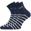 VoXX® Boxana Dámske slabé ponožky - 3 páry BM000004225100100450 pruhy 35-38 (23-25)