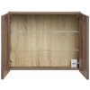 COMAD - Zrkadlová skrinka 80cm 2 dvierka SANTA FE OAK 5907611652466