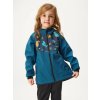 Detská softshellová bunda bez zateplenia Basic, Kobaltová, Dinosaury - veľ. 86/92