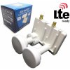 DI-WAY LNB MONOBLOCK TWIN 0,1dB 4,3st, WHITE LEOPARD LINE
