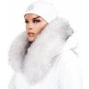 Sikora Kožušinový lem na kapucňu - golier líška bluefrost white LB 21/6 (75 cm)