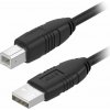 AlzaPower LinkCore USB-A to USB-B 5 m čierny APW-CBUAB500B