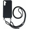 Kryt TopQ Simple Samsung A14 čierny so šnúrkou 111320