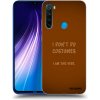Picasee silikónový prehľadný obal pre Xiaomi Redmi Note 8 - I don´t do costumes