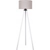 | Duolla - Stojacia lampa 1xE27/60W/230V pr. 44 cm béžová/biela | AS0465+DU82634