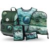 BAAGL SET 5 Ergo Dino: aktovka, penál, sáček, zástěra, Peňaženka