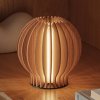 EVA Solo LED dobíjacia stolová lampa Radiant, svetlé drevo, Ø 14 cm, USB - 571383