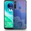 Picasee silikónový prehľadný obal pre Motorola Moto G8 - Kvetinový vzor