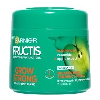 Garnier Fructis Grow Strong posilující maska pro slabé vlasy s tendencí vypadávat 300 ml