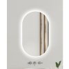 Oválne LED zrkadlo do kúpeľne s osvetlením Ambiente Oval 100 x 50 cm 411-460