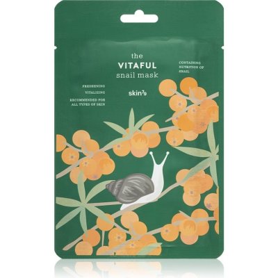 Skin79 Snail The Vitaful antioxidačná plátienková maska s extraktom zo slimáka 20 ml