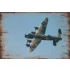 Ceduľa Lietadlo Bombarder 30cm x 20cm Plechová tabuľa