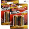 Robust SUPER 1441 Alkalické batérie C LR14 1.5V, v blisteri, 4 ks