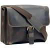 Kožená bočná kabelka Vicenza v športovom štýle, crossbody kabelka