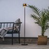 Konstsmide Pekná LED dobíjacia stojacia lampa, hrdzavá farba, hliník, IP54, stmievač, - 7831-970