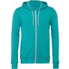 Canvas CV3739CV3739 Unisex mikina s kapucňou na zips CV3739 Teal XXL