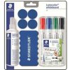 Popisovač na tabule, 2 mm, kužeľovitý hrot, STAEDTLER Lumocolor Set 613 S, 10 kusov