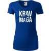 Nápis Krav Maga - Dámske tričko z organickej bavlny Origin (GOTS) - XL ( Kráľovská modrá )