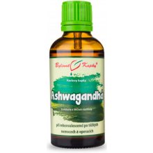 Bylinné kapky Ashwagandhá ašvaganda vitánie tinktura 50 ml